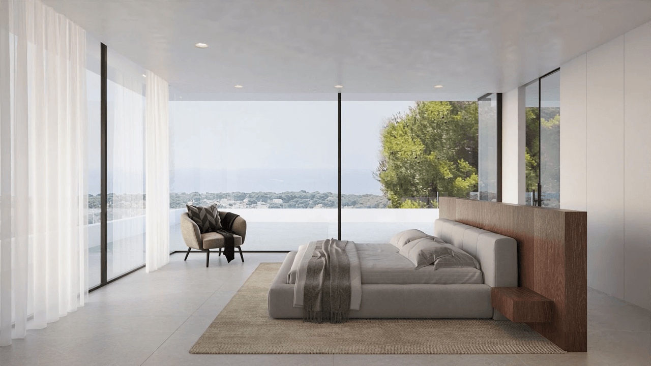 Villa de luxe avec vue à 180 degrés sur Moraira et Calpe, la symétrie parfaite de l'horizon méditerranéen, à vendre à Fanadix, Benissa, Costa Blanca