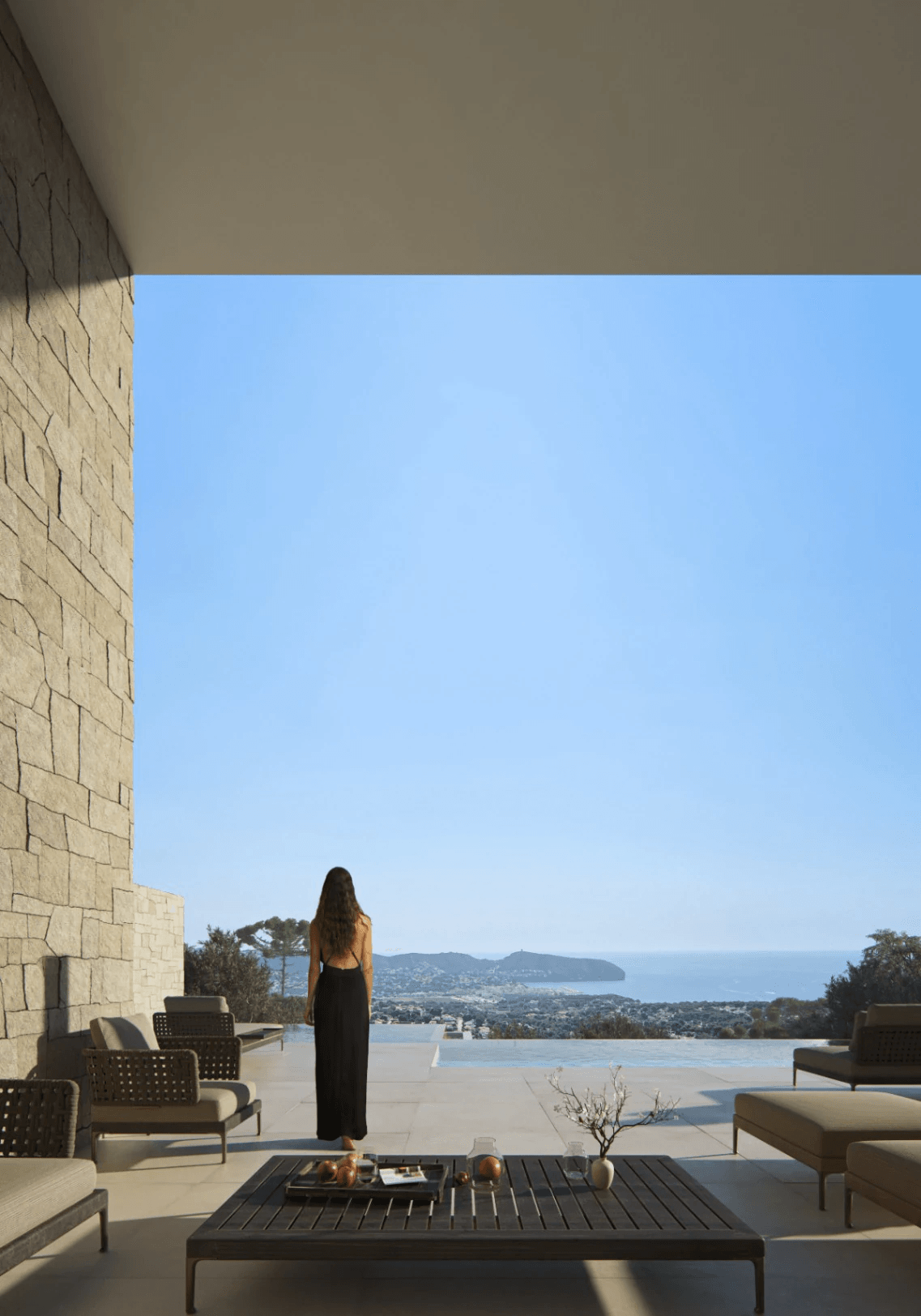 Villa de luxe avec vue à 180 degrés sur Moraira et Calpe, la symétrie parfaite de l'horizon méditerranéen, à vendre à Fanadix, Benissa, Costa Blanca