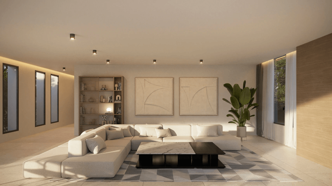 Villa luxueuse au design exclusif offrant modernité et Méditerranée à ses pieds, située à Moraira, Costa Blanca.
